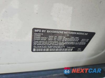 Zdjęcie 13 z 13 samochodu: 2015 BMW X5 XDRIVE35D VIN:5UXKS4C58F0N08371 - miniatura