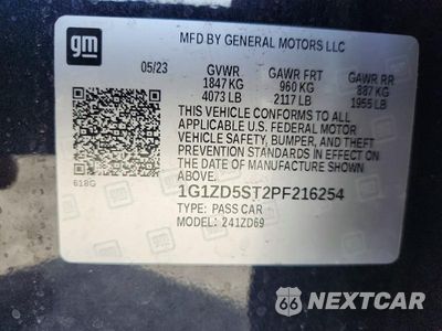 Zdjęcie 12 z 12 samochodu: 2023 CHEVROLET MALIBU LT VIN:1G1ZD5ST2PF216254 - miniatura