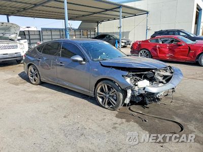 Czwarte zdjęcie samochodu z boku: 2024 ACURA INTEGRA A-SPEC TECH VIN:19UDE4H63RA022070 - miniatura