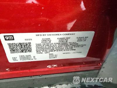 Zdjęcie 14 z 14 samochodu: 2025 CHEVROLET TRAX 1LT VIN:KL77LHEP2SC232396 - miniatura