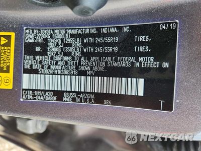 Zdjęcie 14 z 14 samochodu: 2019 TOYOTA HIGHLANDER LIMITED VIN:5TDDZRFH1KS985918 - miniatura