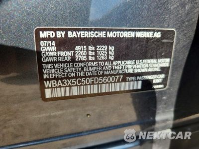 Zdjęcie 13 z 13 samochodu: 2015 BMW 328 XIGT VIN:WBA3X5C50FD560077 - miniatura