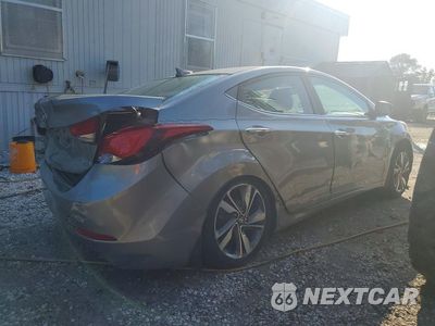 Trzecie zdjęcie samochodu z tyłu: 2015 HYUNDAI ELANTRA LIMITED VIN:KMHDH4AE1FU348026 - miniatura