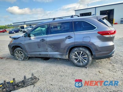 Drugie zdjęcie samochodu z przodu: 2018 TOYOTA HIGHLANDER XLE VIN:5TDKZRFH6JS542945 - miniatura
