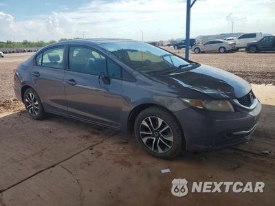 Czwarte zdjęcie samochodu z boku: 2015 HONDA CIVIC EX VIN:2HGFB2F84FH557013 - miniatura