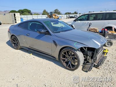 Czwarte zdjęcie samochodu z boku: 2022 BMW M4 COMPETITION VIN:WBS33AZ09NCJ66576 - miniatura
