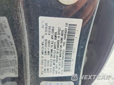 Zdjęcie 12 z 12 samochodu: 2017 HONDA ACCORD LX VIN:1HGCR2F36HA234022 - miniatura