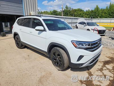 Czwarte zdjęcie samochodu z boku: 2022 VOLKSWAGEN ATLAS SE VIN:1V2KR2CA9NC535511 - miniatura