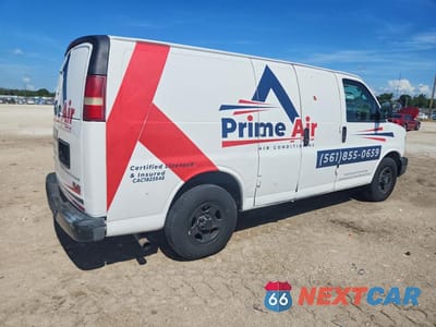 Trzecie zdjęcie samochodu z tyłu: 2007 CHEVROLET EXPRESS G1500 VIN:1GCFG15X371129615 - miniatura