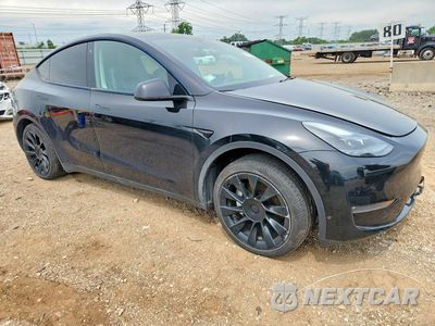 Czwarte zdjęcie samochodu z boku: 2020 TESLA MODEL Y VIN:5YJYGDEE0LF025478 - miniatura