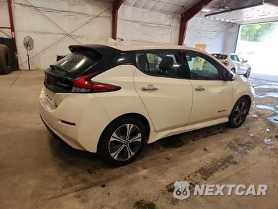 Trzecie zdjęcie samochodu z tyłu: 2019 NISSAN LEAF SL PLUS VIN:1N4BZ1CPXKC321130 - miniatura
