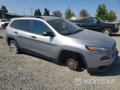 Czwarte zdjęcie samochodu z boku: 2016 JEEP CHEROKEE SPORT VIN:1C4PJLAB8GW303595 - miniatura