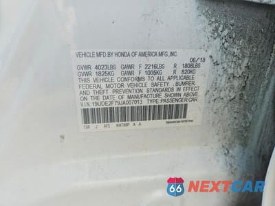 Zdjęcie 12 z 12 samochodu: 2018 ACURA ILX PREMIUM VIN:19UDE2F79JA007013 - miniatura