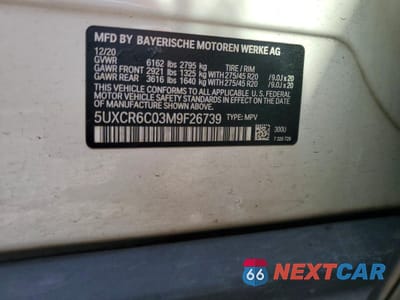 Zdjęcie 13 z 13 samochodu: 2021 BMW X5 XDRIVE40I VIN:5UXCR6C03M9F26739 - miniatura