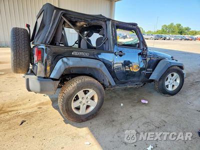 Trzecie zdjęcie samochodu z tyłu: 2015 JEEP WRANGLER SPORT VIN:1C4AJWAG2FL612059 - miniatura