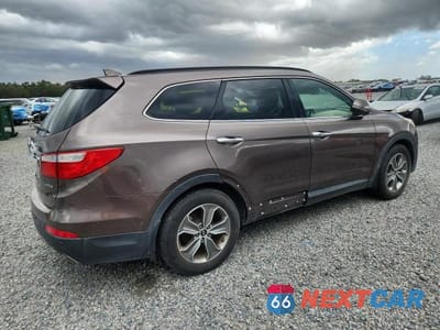 Trzecie zdjęcie samochodu z tyłu: 2014 HYUNDAI SANTA FE GLS VIN:KM8SN4HF4EU041995 - miniatura