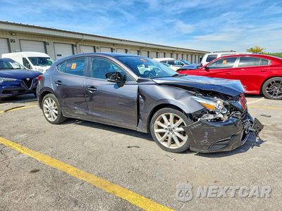 Czwarte zdjęcie samochodu z boku: 2017 MAZDA 3 TOURING VIN:3MZBN1L72HM126276 - miniatura