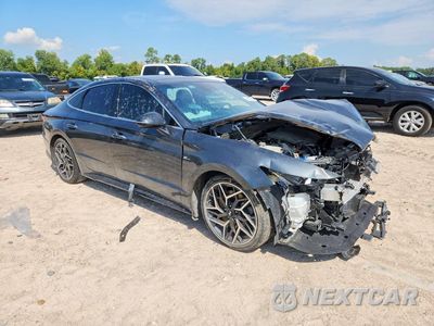 Czwarte zdjęcie samochodu z boku: 2023 HYUNDAI SONATA N LINE VIN:KMHL14JC3PA346490 - miniatura