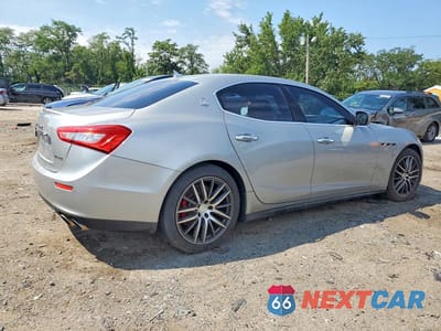Trzecie zdjęcie samochodu z tyłu: 2014 MASERATI GHIBLI S VIN:ZAM57RTA0E1097711 - miniatura