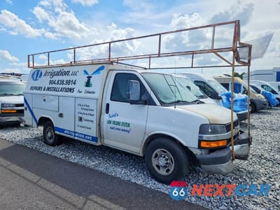 Czwarte zdjęcie samochodu z boku: 2017 CHEVROLET EXPRESS G3500 VIN:1GB0GRFG0H1208507 - miniatura