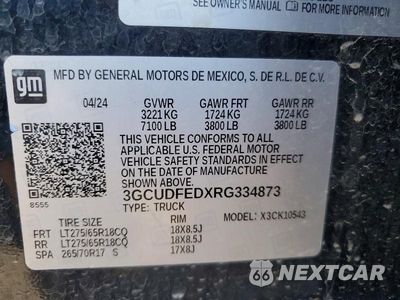 Zdjęcie 13 z 13 samochodu: 2024 CHEVROLET SILVERADO K1500 LT TRAIL BOSS VIN:3GCUDFEDXRG334873 - miniatura
