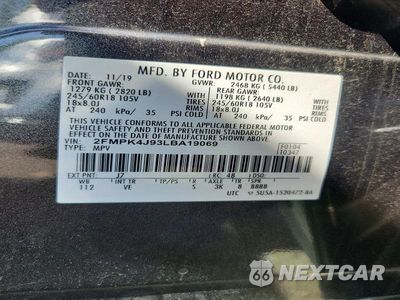 Zdjęcie 13 z 13 samochodu: 2020 FORD EDGE SEL VIN:2FMPK4J93LBA19069 - miniatura