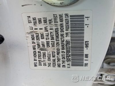 Zdjęcie 12 z 12 samochodu: 2014 HONDA CIVIC EX VIN:19XFB2F88EE070681 - miniatura
