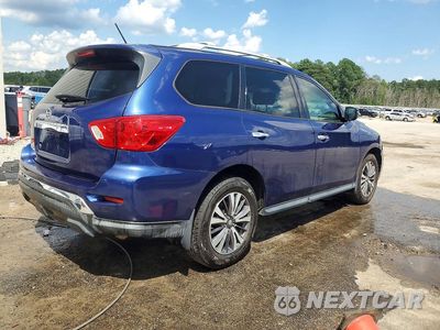 Trzecie zdjęcie samochodu z tyłu: 2017 NISSAN PATHFINDER S VIN:5N1DR2MN4HC695145 - miniatura