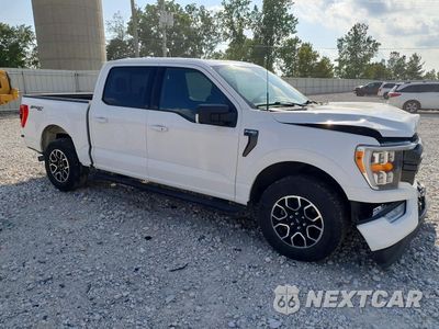 Czwarte zdjęcie samochodu z boku: 2022 FORD F150 SUPERCREW VIN:1FTEW1EP2NKF10233 - miniatura