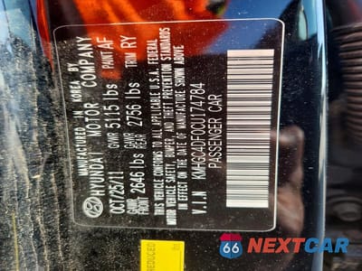 Zdjęcie 13 z 13 samochodu: 2012 HYUNDAI GENESIS 4.6L VIN:KMHGC4DF0CU174784 - miniatura