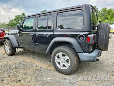 Drugie zdjęcie samochodu z przodu: 2021 JEEP WRANGLER UNLIMITED SPORT VIN:1C4HJXDG9MW804770 - miniatura