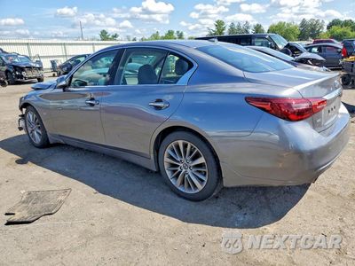 Drugie zdjęcie samochodu z przodu: 2018 INFINITI Q50 3.0T LUXE VIN:JN1EV7AR8JM431695 - miniatura