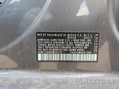 Zdjęcie 12 z 12 samochodu: 2017 VOLKSWAGEN GOLF SPORTWAGEN S VIN:3VWC17AU5HM541197 - miniatura