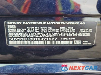 Zdjęcie 13 z 13 samochodu: 2026 BMW X5 M60I VIN:5UX33EU08T9421927 - miniatura