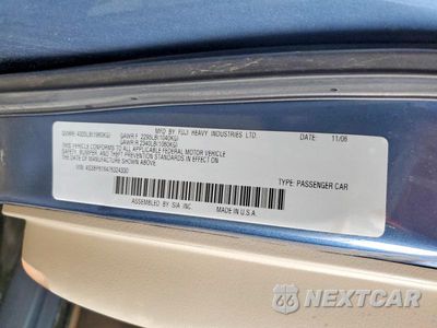 Zdjęcie 12 z 12 samochodu: 2007 SUBARU LEGACY 2.5I VIN:4S3BP616476324330 - miniatura