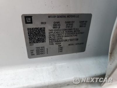 Zdjęcie 12 z 12 samochodu: 2019 GMC SIERRA C1500 VIN:1GTR8AEFXKZ337728 - miniatura