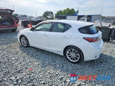 Drugie zdjęcie samochodu z przodu: 2012 LEXUS CT 200 VIN:JTHKD5BH6C2065116 - miniatura