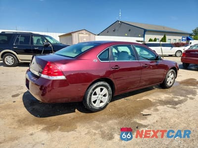Trzecie zdjęcie samochodu z tyłu: 2007 CHEVROLET IMPALA LT VIN:2G1WT58N979289709 - miniatura
