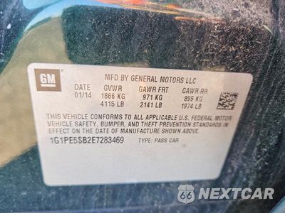 Zdjęcie 12 z 12 samochodu: 2014 CHEVROLET CRUZE LT VIN:1G1PE5SB2E7283469 - miniatura