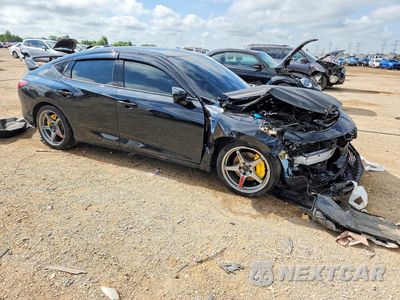 Czwarte zdjęcie samochodu z boku: 2023 ACURA INTEGRA A-SPEC TECH VIN:19UDE4H61PA005524 - miniatura