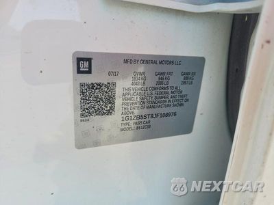 Zdjęcie 12 z 12 samochodu: 2018 CHEVROLET MALIBU LS VIN:1G1ZB5ST8JF108976 - miniatura