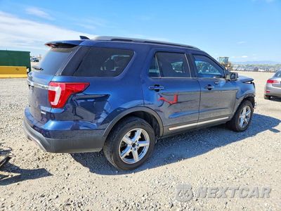 Trzecie zdjęcie samochodu z tyłu: 2017 FORD EXPLORER XLT VIN:1FM5K8DH6HGC91780 - miniatura