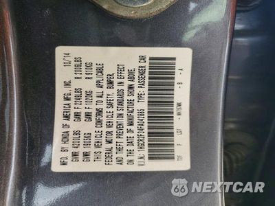 Zdjęcie 14 z 14 samochodu: 2015 HONDA ACCORD LX VIN:1HGCR2F34FA042885 - miniatura