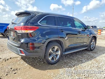 Trzecie zdjęcie samochodu z tyłu: 2019 TOYOTA HIGHLANDER HYBRID LIMITED PLATINUM VIN:5TDDGRFH0KS053862 - miniatura