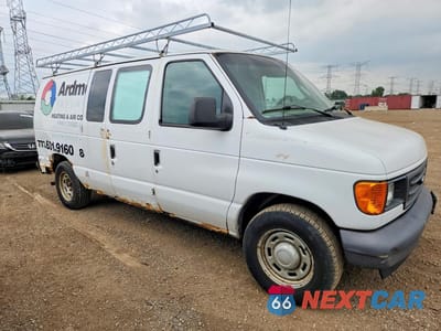Czwarte zdjęcie samochodu z boku: 2006 FORD ECONOLINE E150 VAN VIN:1FTRE14W86DA41717 - miniatura