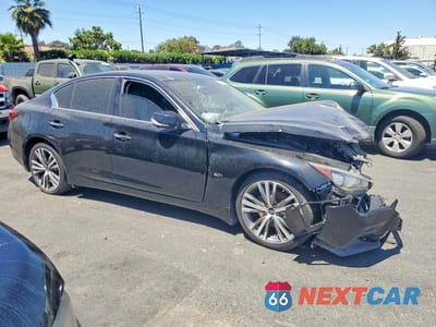 Czwarte zdjęcie samochodu z boku: 2019 INFINITI Q50 3.0T SIGNATURE EDITION VIN:JN1EV7AP2KM540749 - miniatura