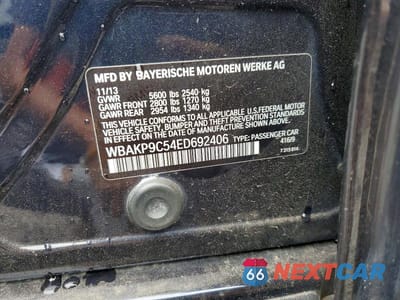 Zdjęcie 12 z 12 samochodu: 2014 BMW 550 XI VIN:WBAKP9C54ED692406 - miniatura