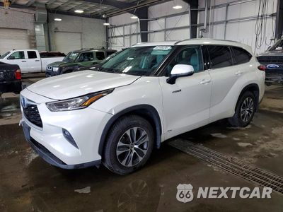 2020 TOYOTA HIGHLANDER HYBRID XLE 5TDHBRCH4LS502269 - główne zdjęcie licytacji z USA - miniatura