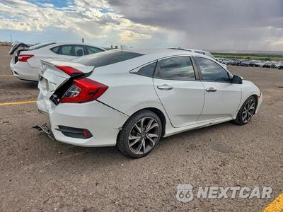 Trzecie zdjęcie samochodu z tyłu: 2019 HONDA CIVIC TOURING VIN:JHMFC1F99KX002335 - miniatura