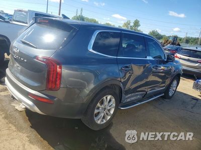Trzecie zdjęcie samochodu z tyłu: 2022 KIA TELLURIDE LX VIN:5XYP2DHC9NG221368 - miniatura